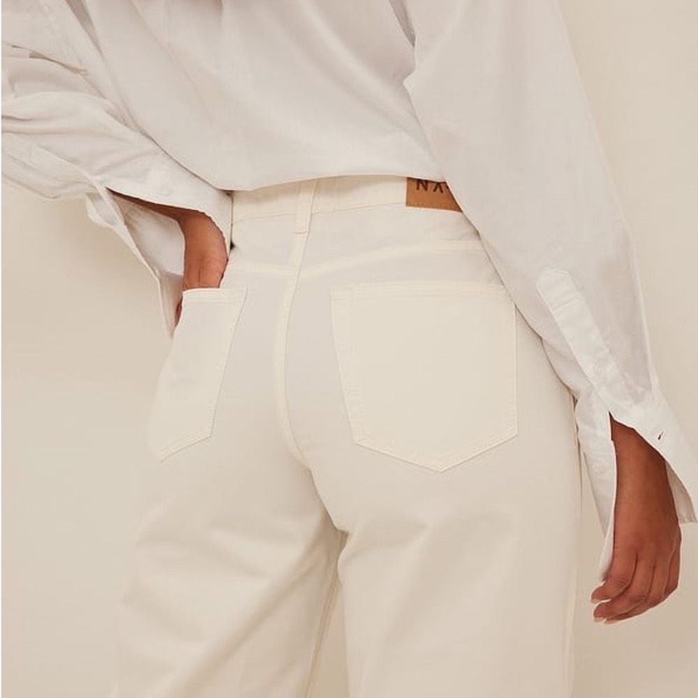 Straight leg Trousers size EU 44 Off White - Picture 3 of 9